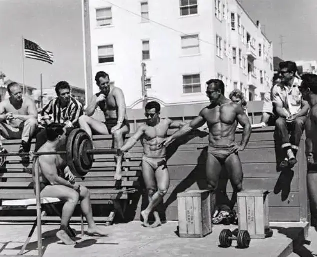 muscle beach circa 1930