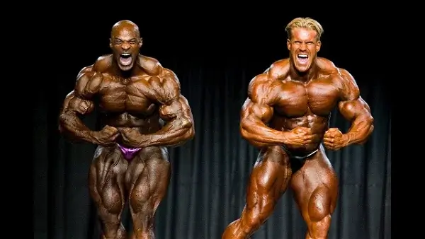 Ronnie Coleman and Jay Cutler