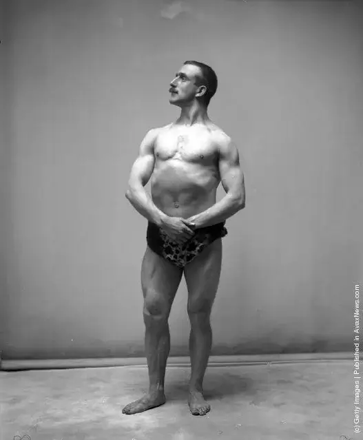 Winner of the first bodybuilding competition William L Murray